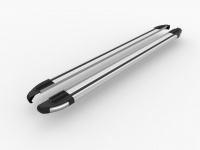 Пороги-подножки Brilliant для OPEL ANTARA I 2006-2017 г.в. от турецкого производителя Can Auto. Размер подножки: 171 см. Silver. Артикул: CECA.48.0090